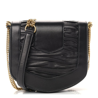 Saint Laurent Lambskin Chrissie Chain Shoulder Bag Black 1 of 12