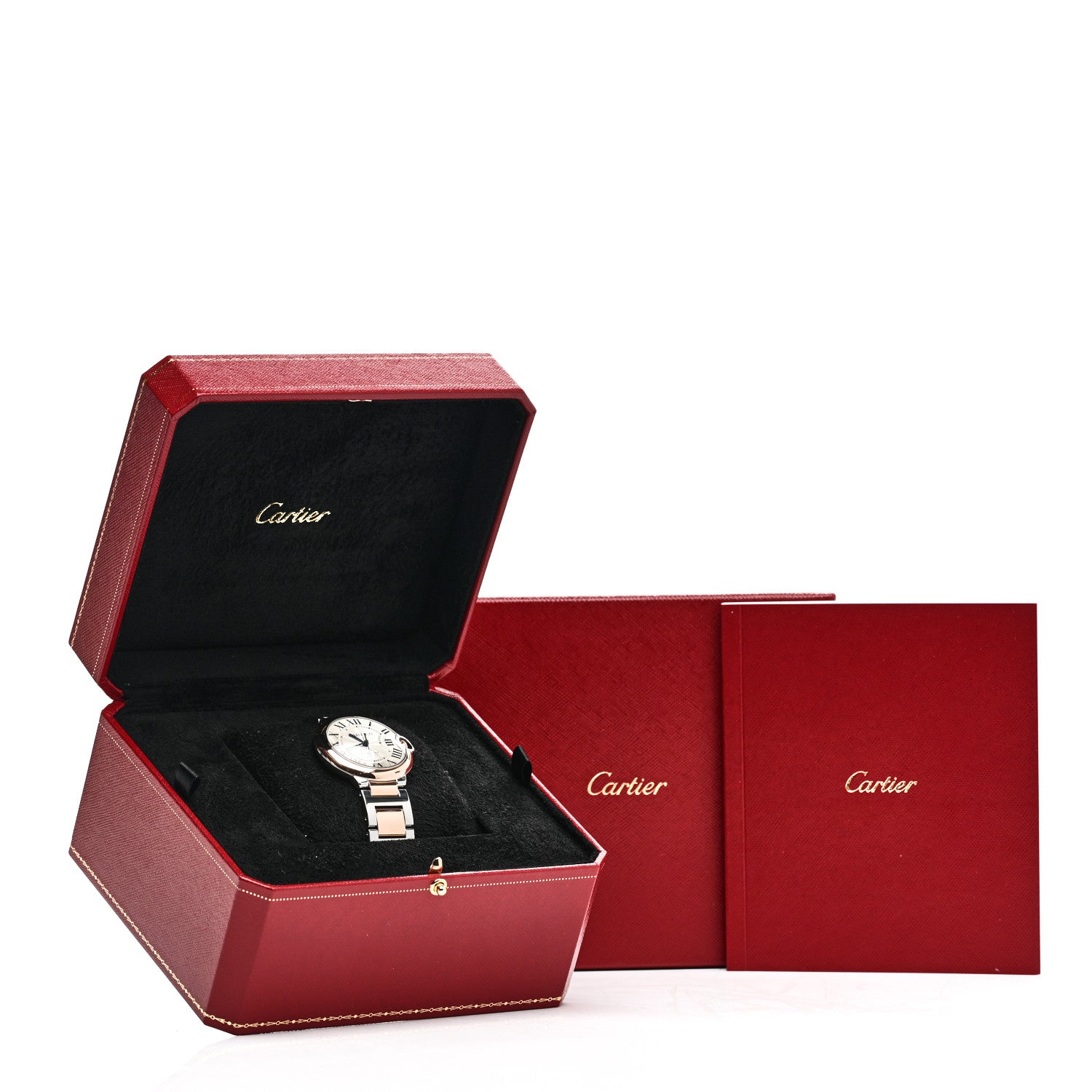 Cartier Stainless Steel 18K Pink Gold 36mm Ballon Bleu De Cartier Automatic Watch 5 of 5
