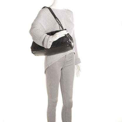 Chanel Lambskin Igloo Shoulder Bag Black 2 of 8