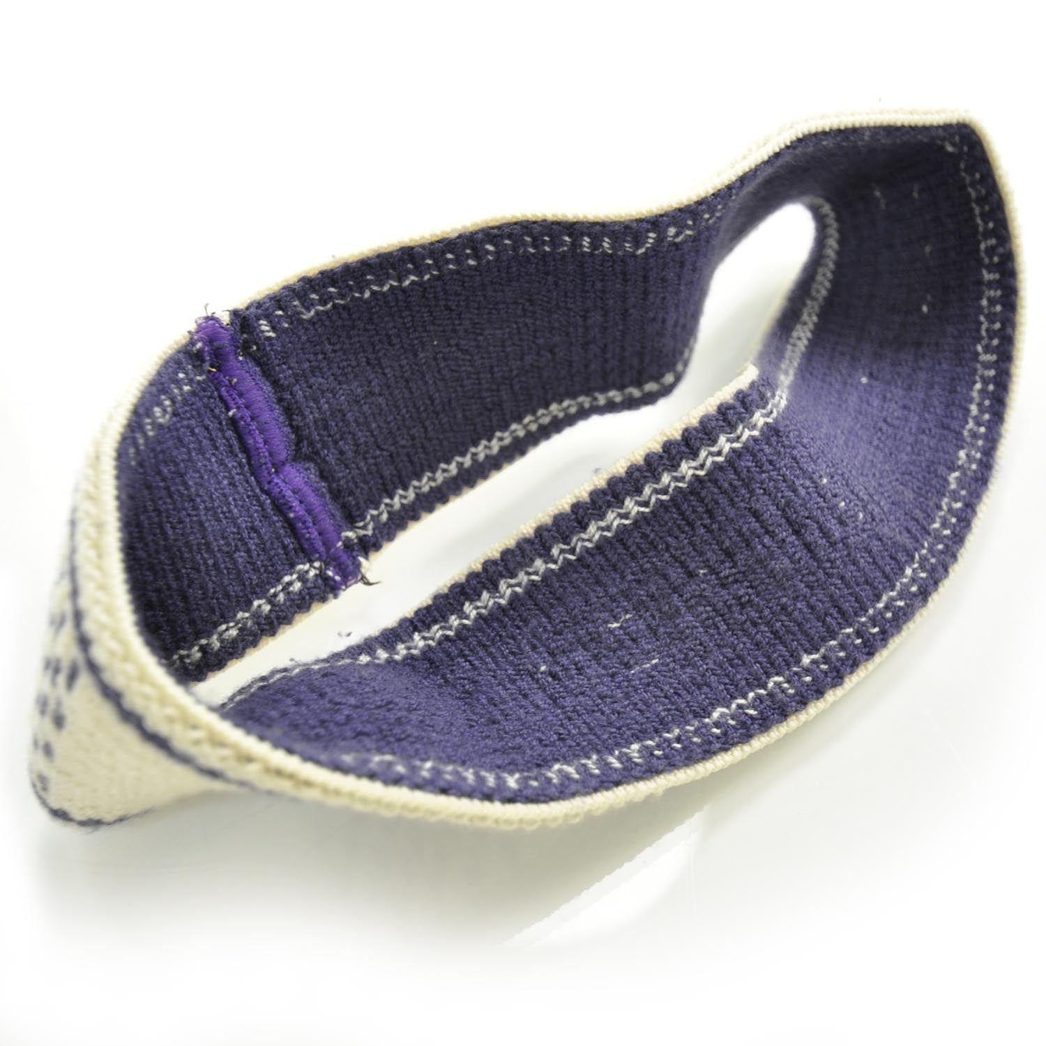 Louis Vuitton Cotton Damier Azur Gym Head Sweat Band 4 of 5
