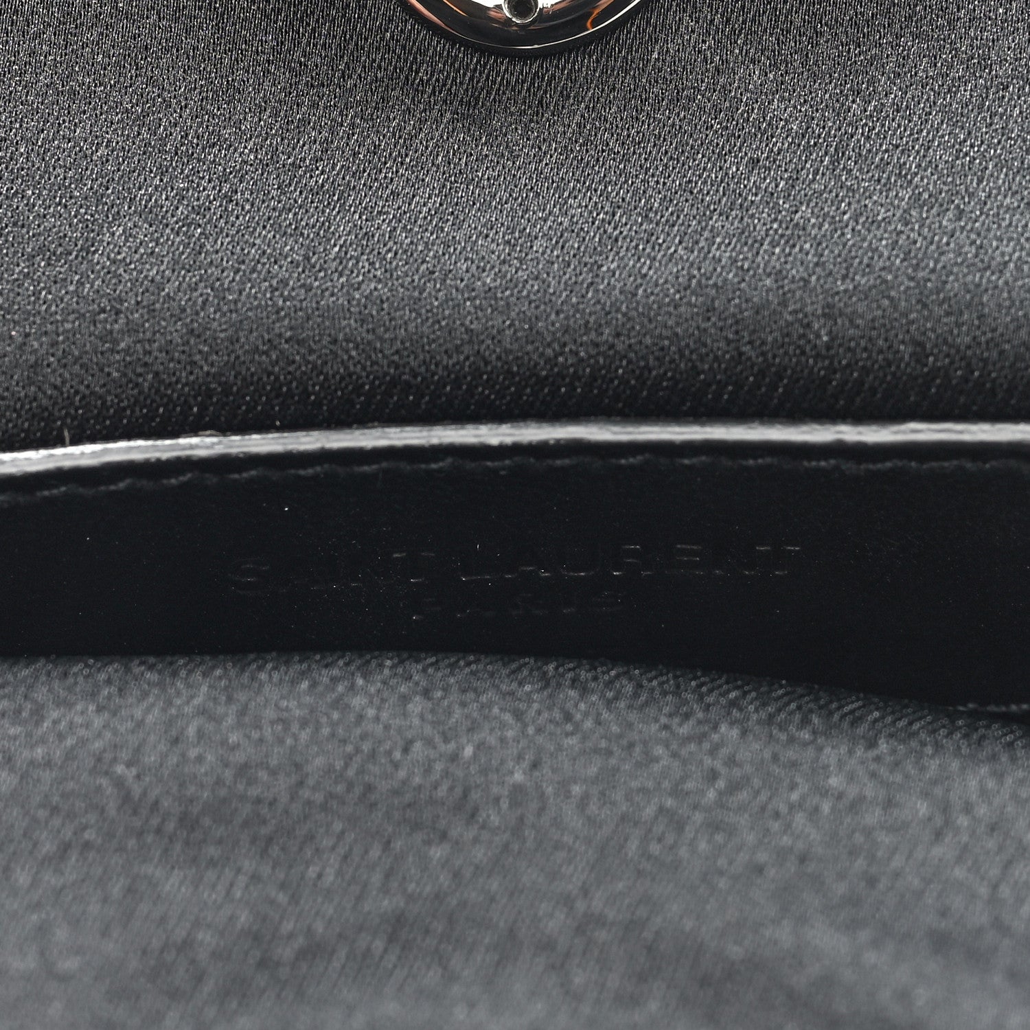 Saint Laurent Satin Mesh Studded Mini Heart Bag Dark Rutenio 6 of 10