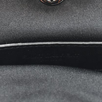 Saint Laurent Satin Mesh Studded Mini Heart Bag Dark Rutenio 6 of 10