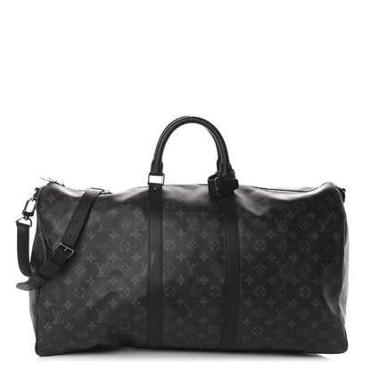 Louis Vuitton Monogram Eclipse Keepall Bandouliere 55 1 of 13