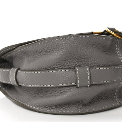 Chloe Calfskin Mini Marcie Round Crossbody Bag Cashmere Grey 7 of 8