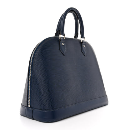 Louis Vuitton Epi Alma MM Indigo 3 of 11