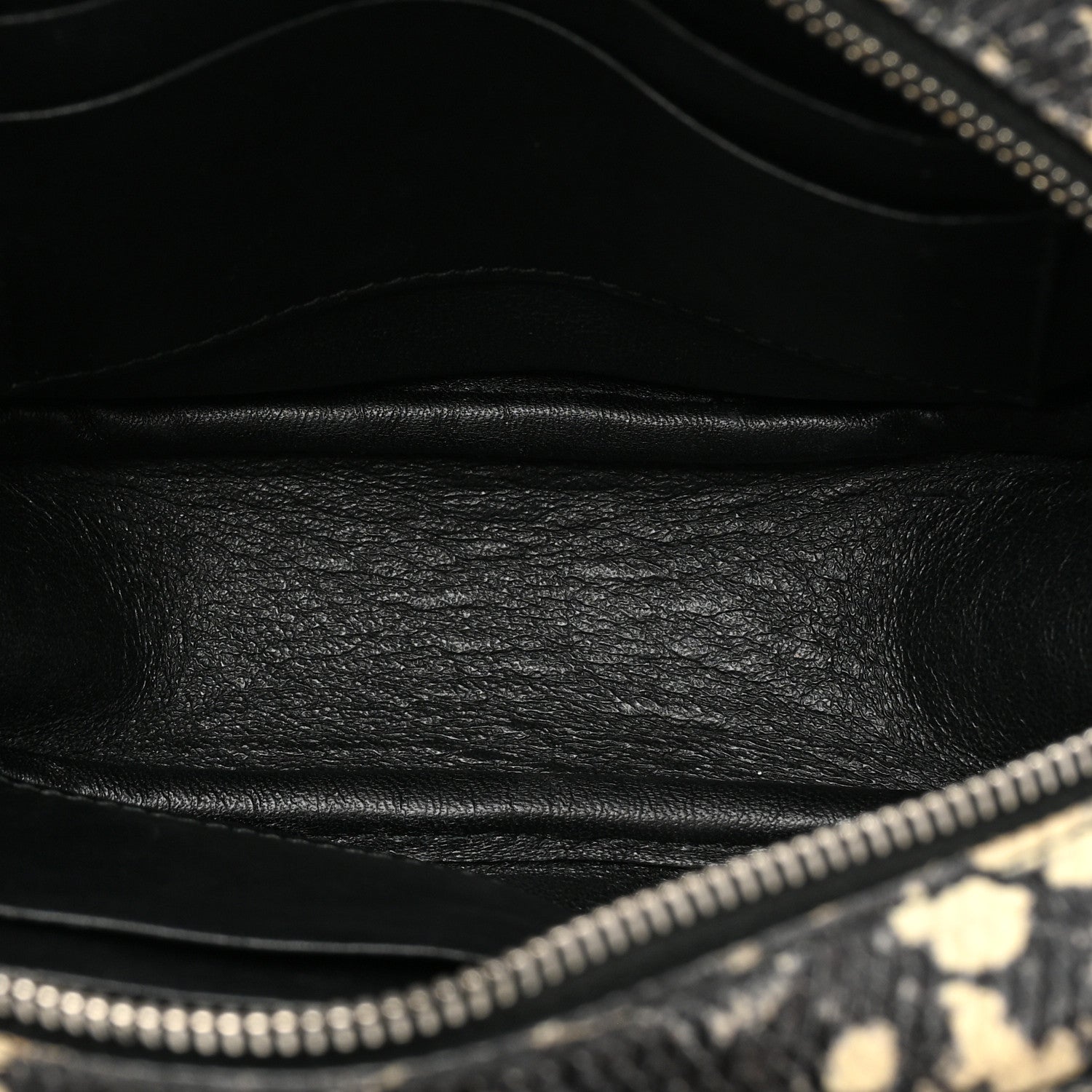 Saint Laurent Python Embossed Calfskin Monogram Blogger Bag Black Beige 5 of 12