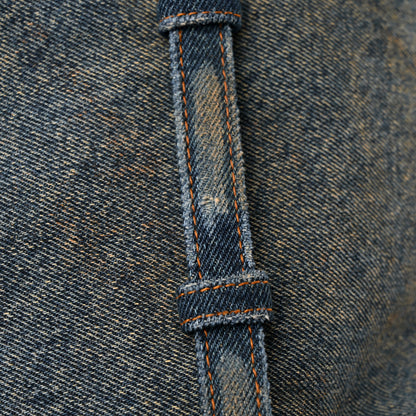 Givenchy Washed Denim Medium Voyou Bag Military Blue 12 of 13