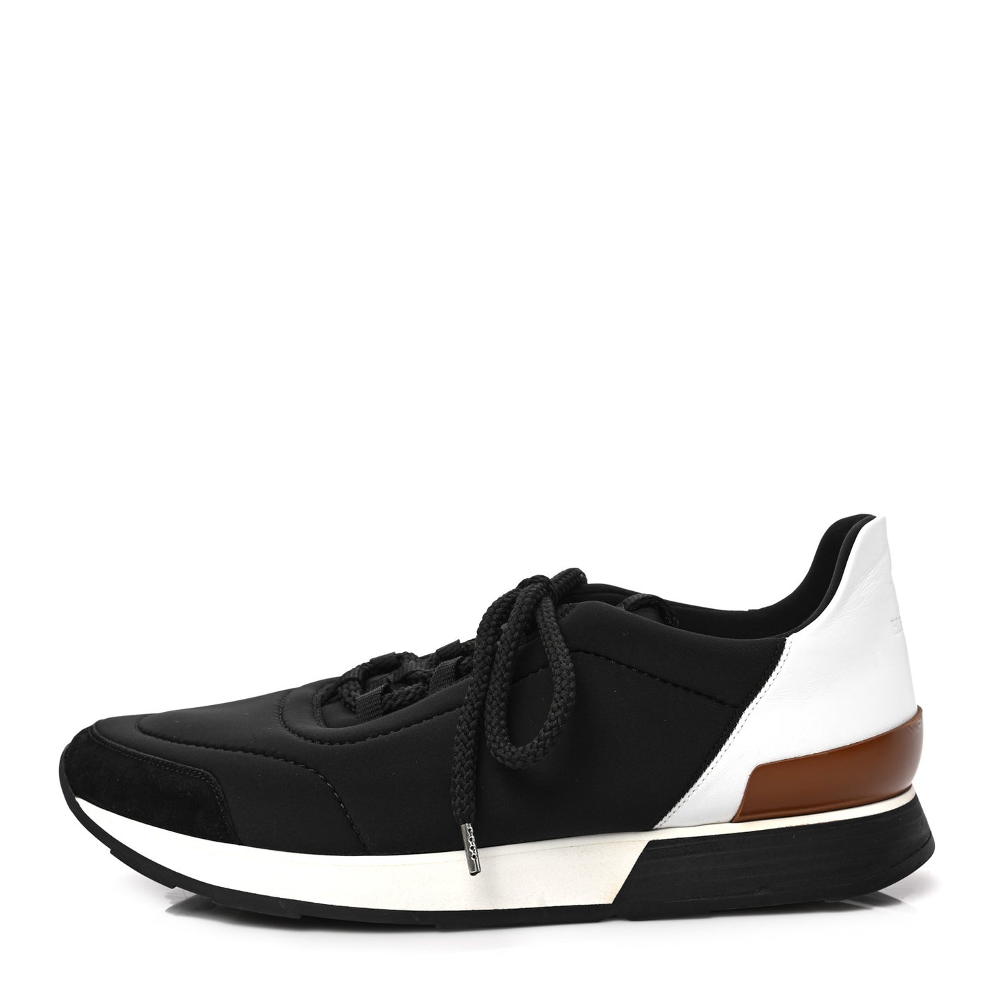 Technical Canvas Mens Miles Sneakers 43.5 Black White