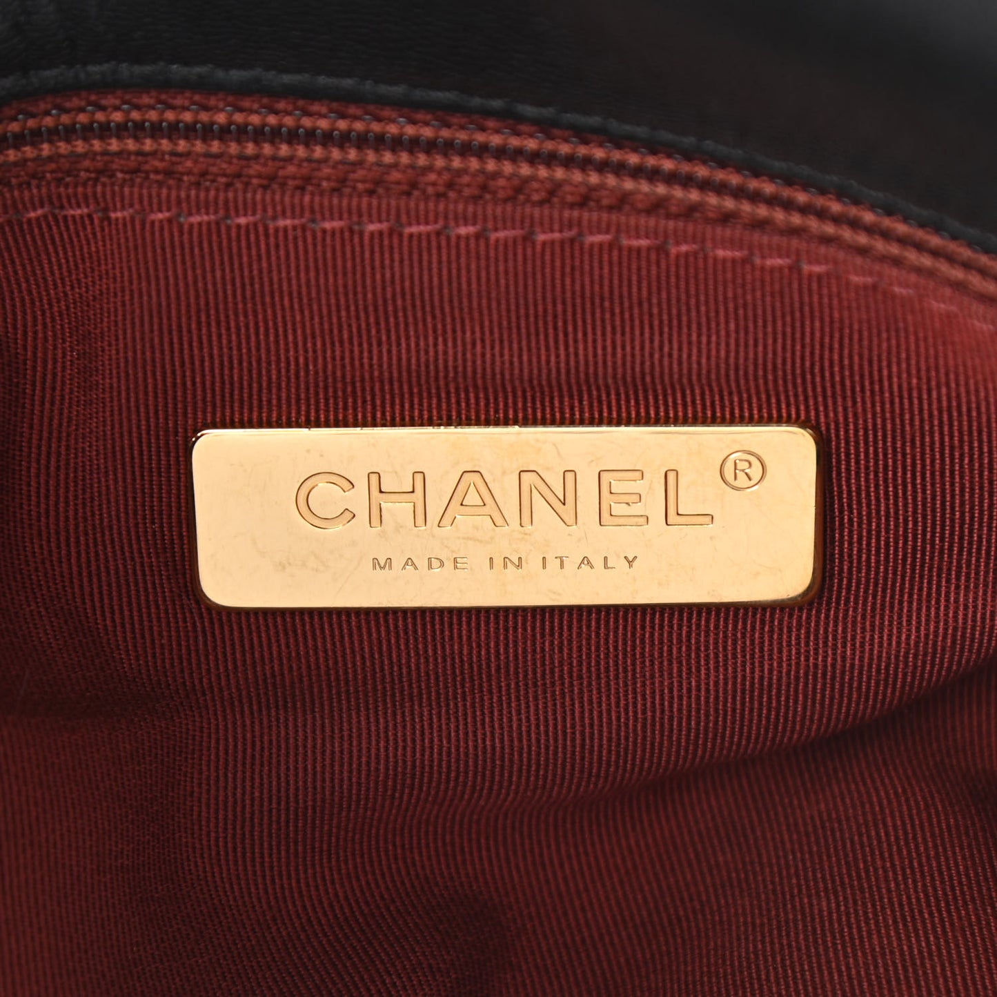 Goatskin Quilted Maxi Chanel 19 Flap Black
