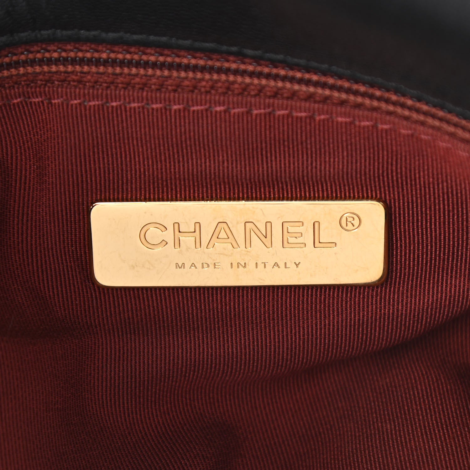 Chanel Goatskin Quilted Maxi Chanel 19 Flap Black 5 of 10