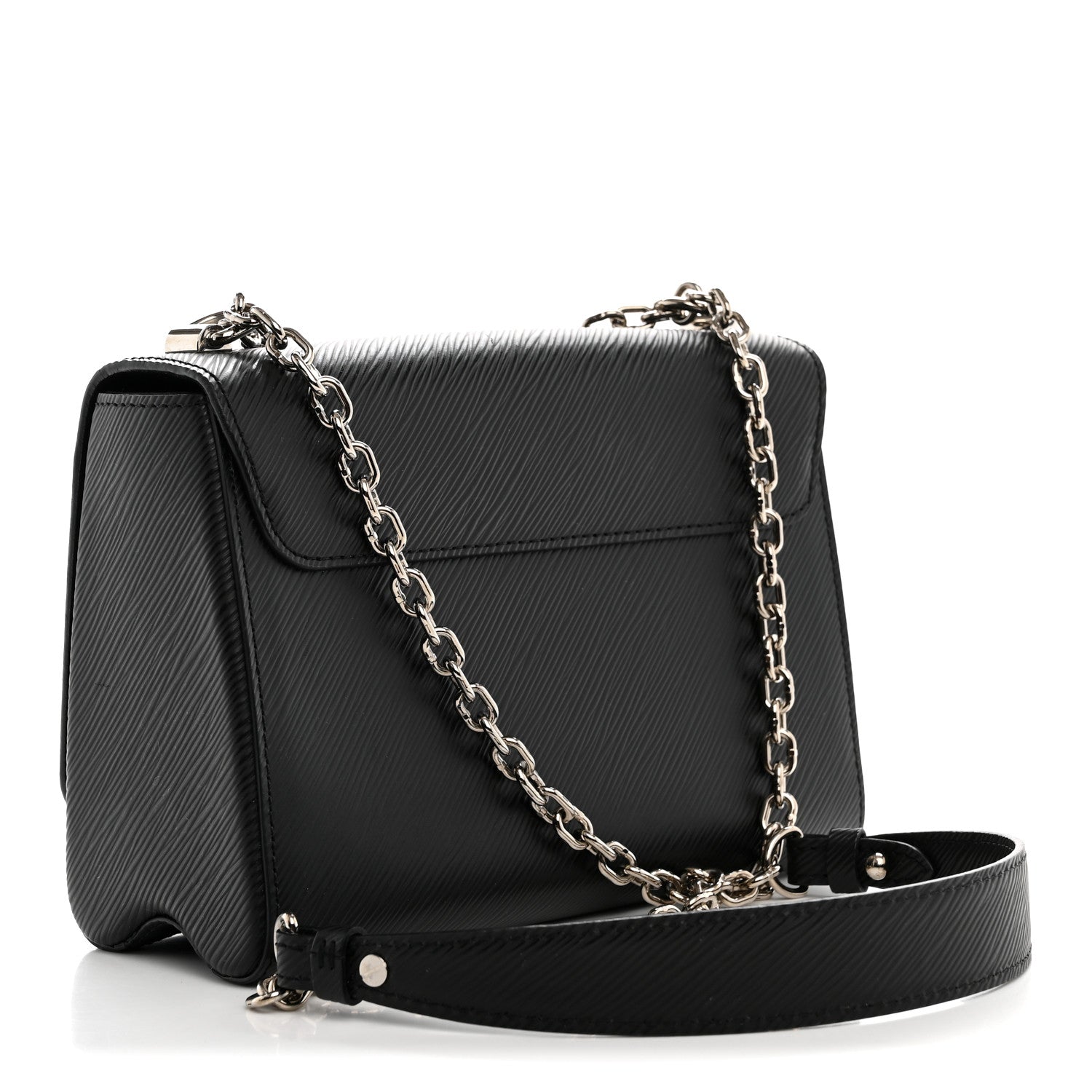 Louis Vuitton Epi Twist Shoulder Bag MM Black 4 of 11