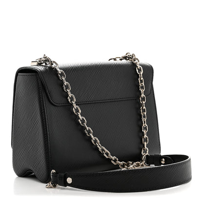 Louis Vuitton Epi Twist Shoulder Bag MM Black 4 of 11
