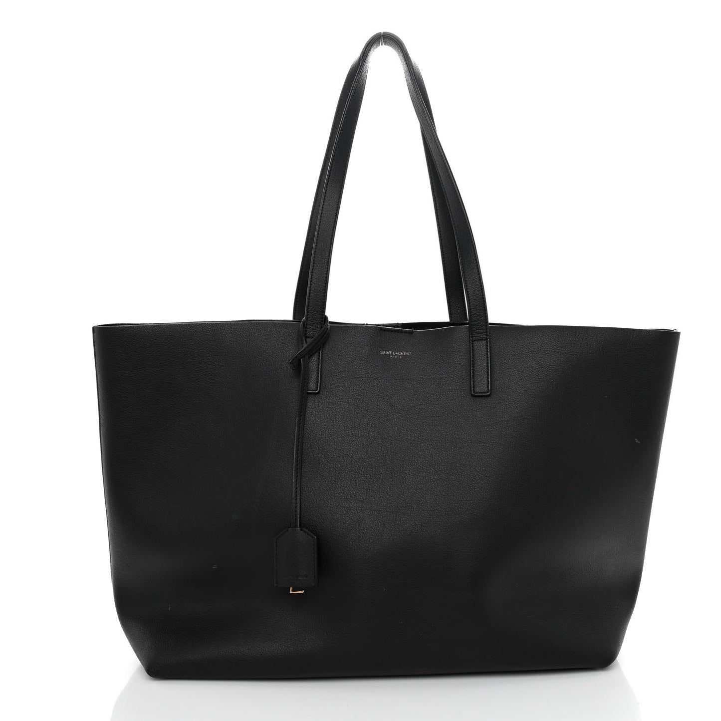 Calfskin Large Shopping Tote Black
