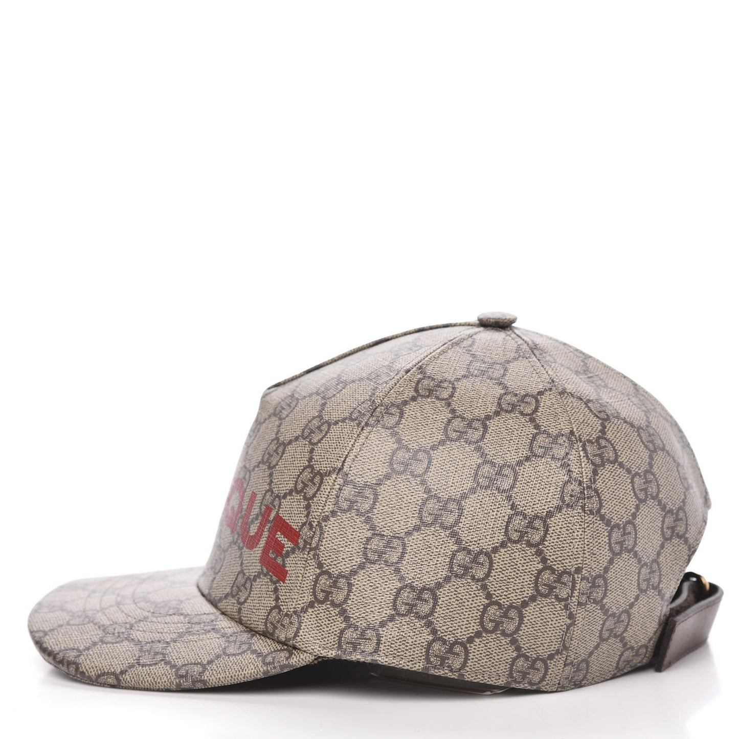 GG Supreme Monogram Boutique Print Baseball Hat S Beige