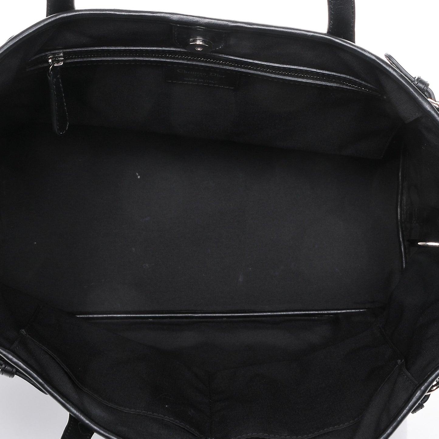 Coated Canvas Cannage Medium Panarea Tote Black