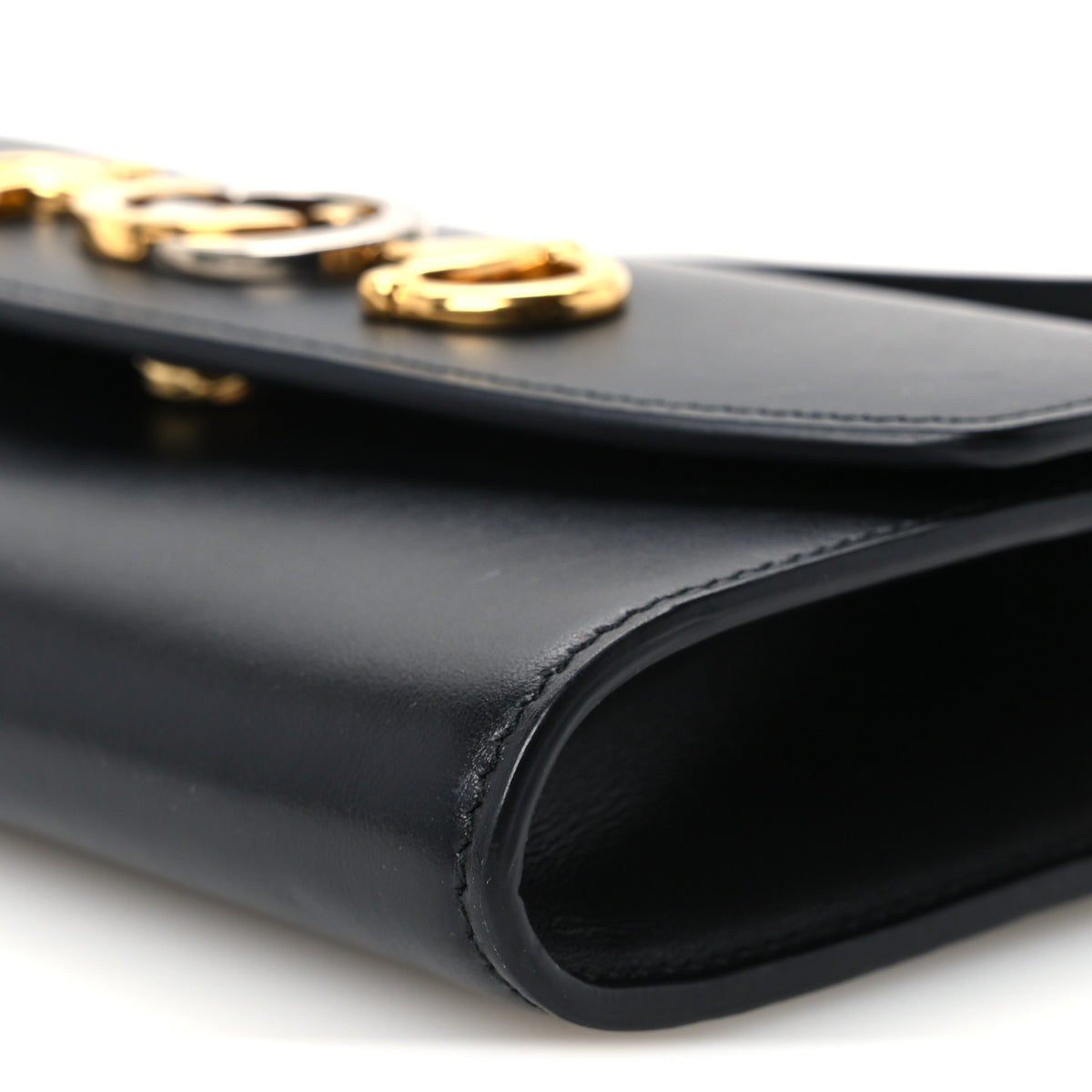 Smooth Calfskin Mini Zumi Shoulder Bag Black