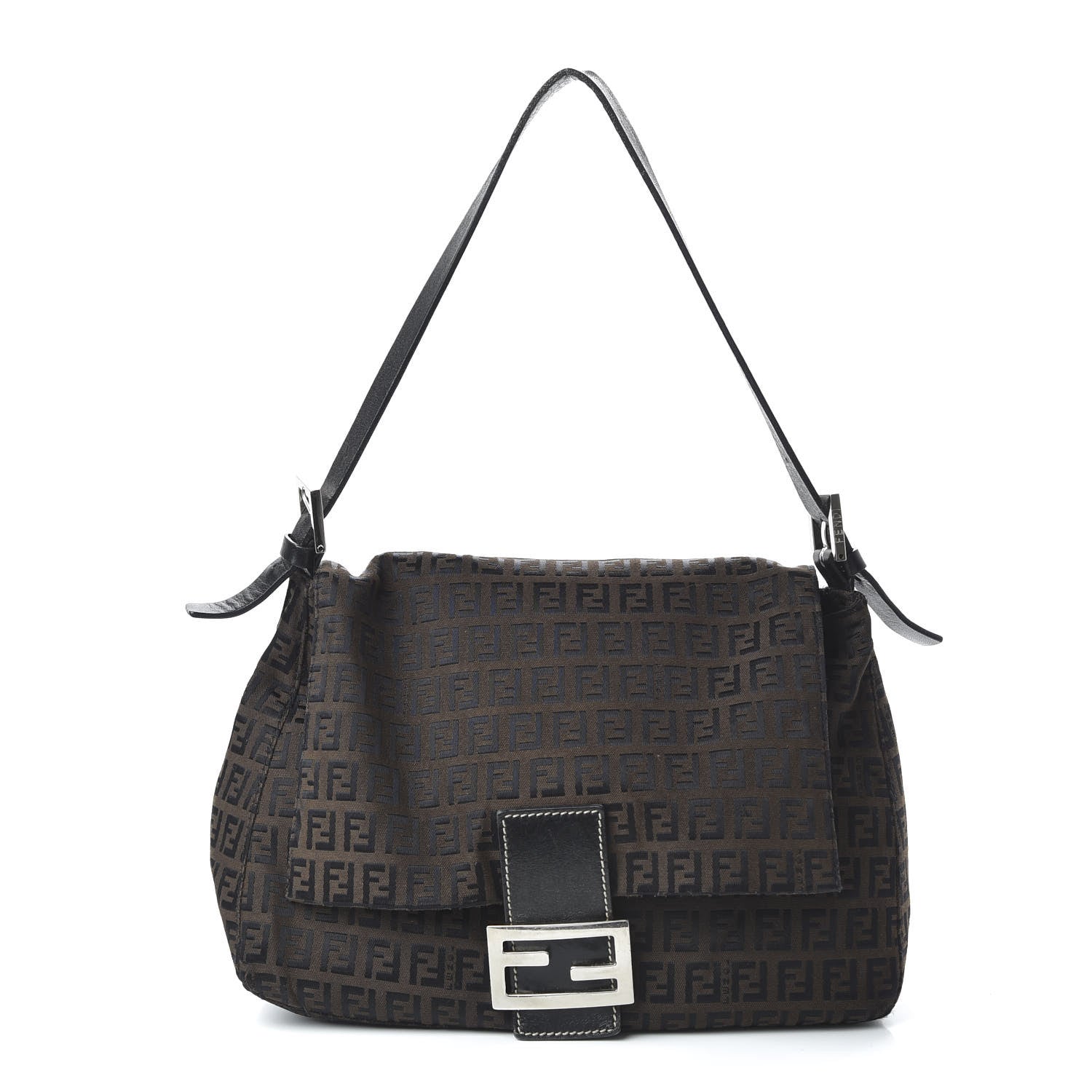 Fendi Zucchino Mama Baguette Brown 1 of 9