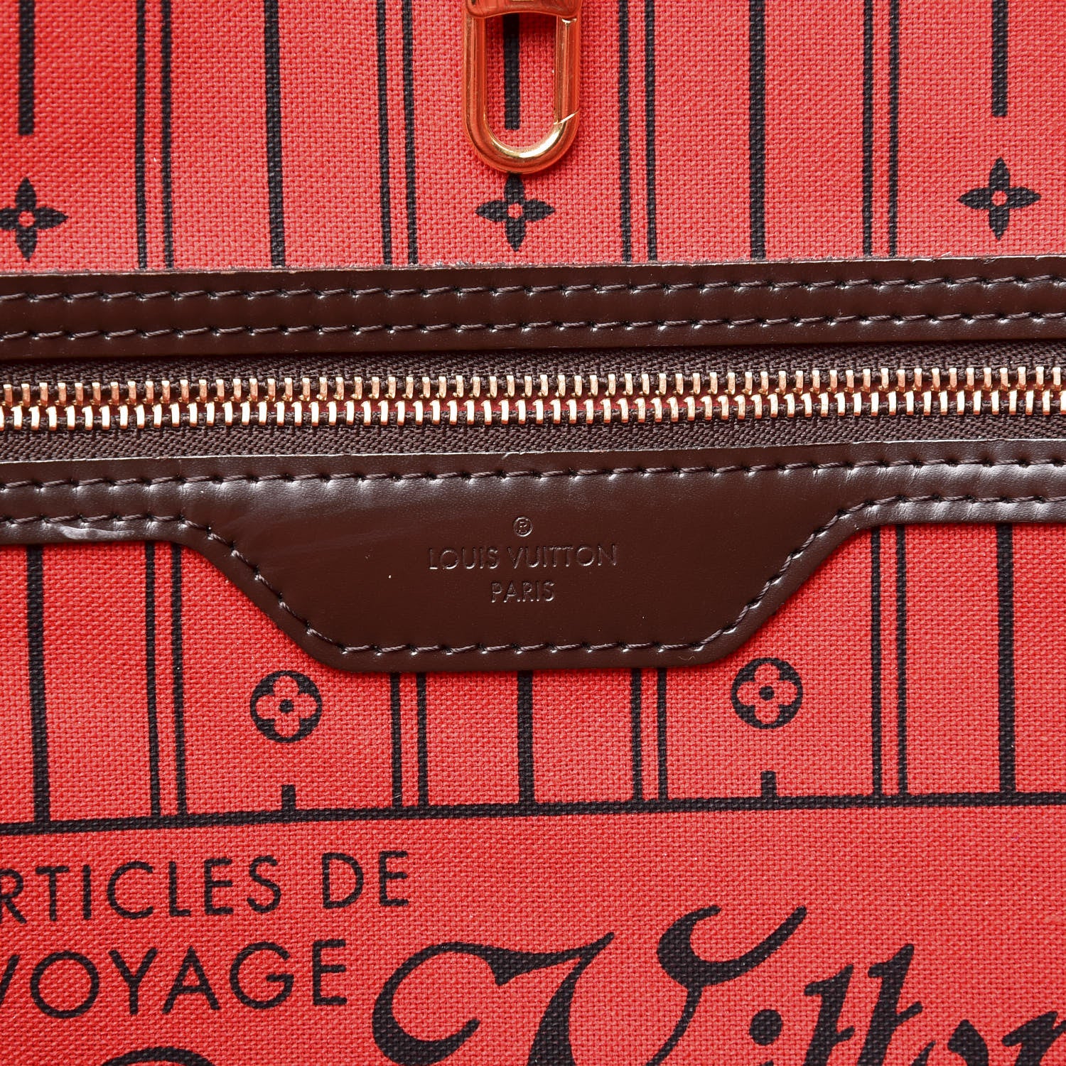 Louis Vuitton Damier Ebene Neverfull GM 5 of 9