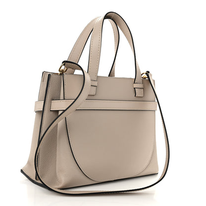 Loewe Calfskin Small Gate Tote Beige 3 of 9