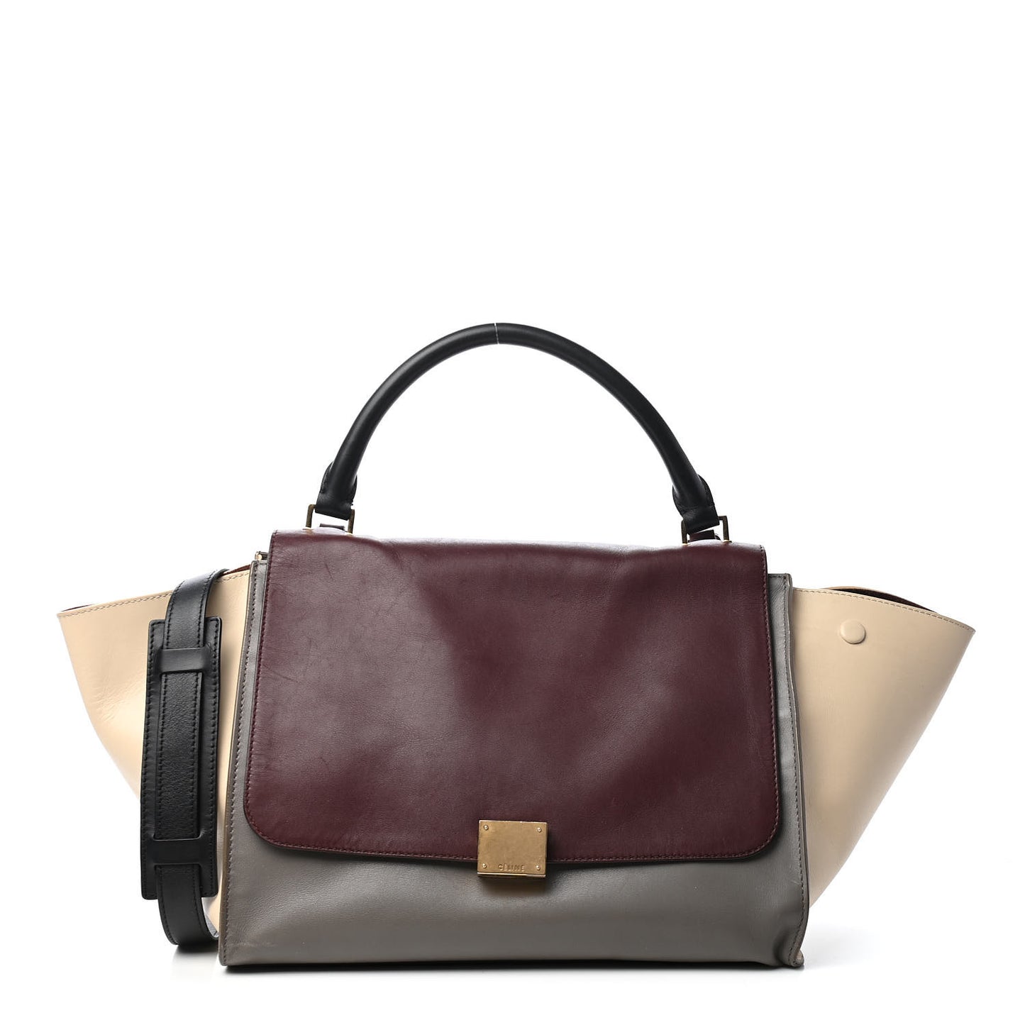 Smooth Calfskin Medium Tri-Color Trapeze