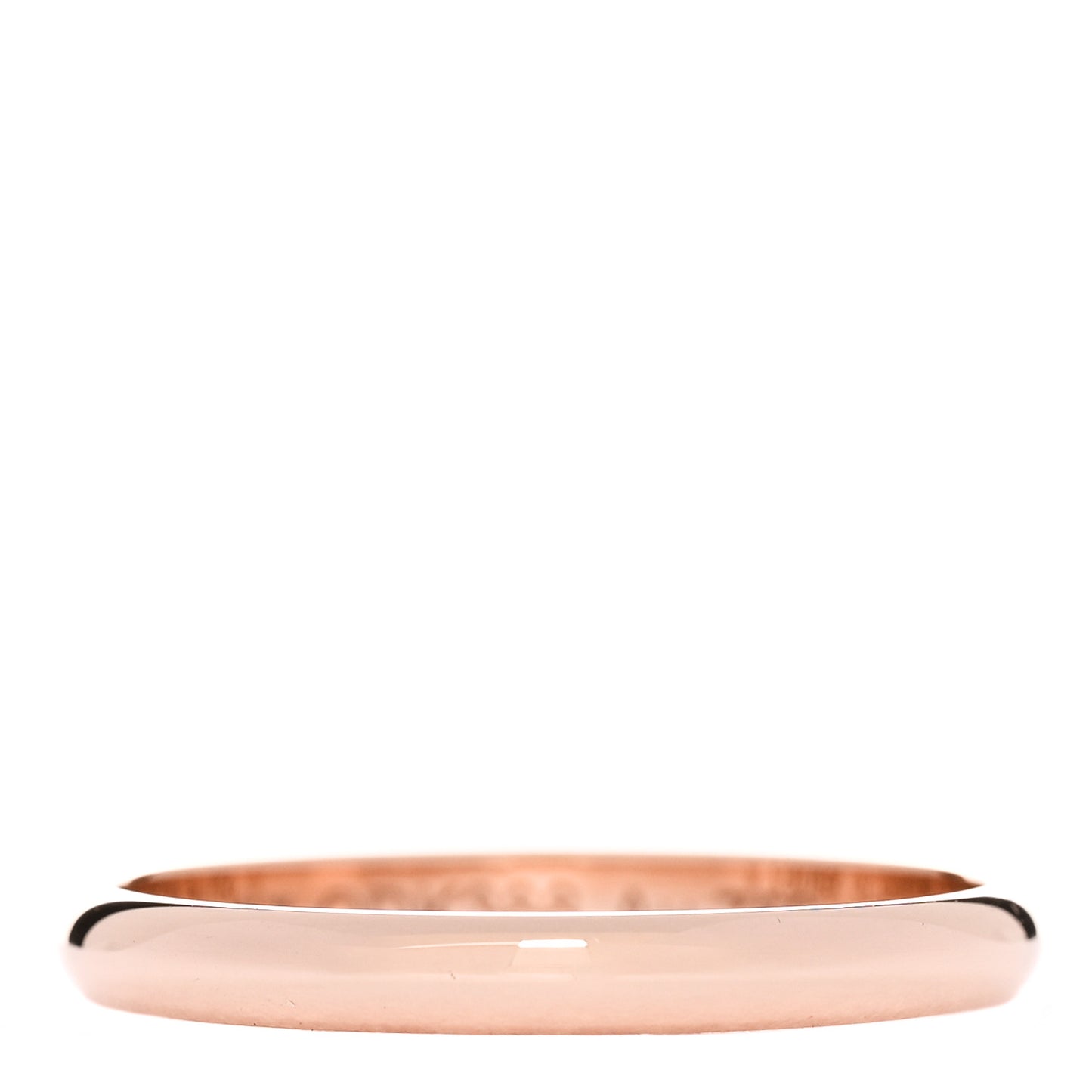 18K Pink Gold 2.5mm 1895 Wedding Band Ring 57 8