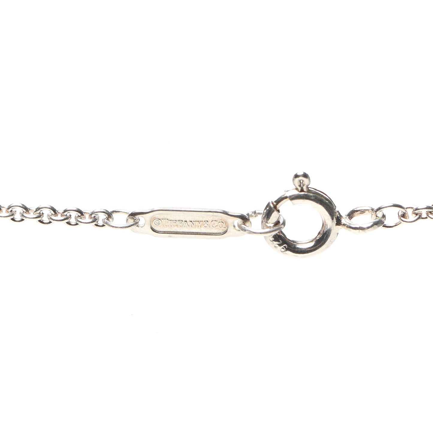 Sterling Silver Mother of Pearl Return to Tiffany Pendant Necklace