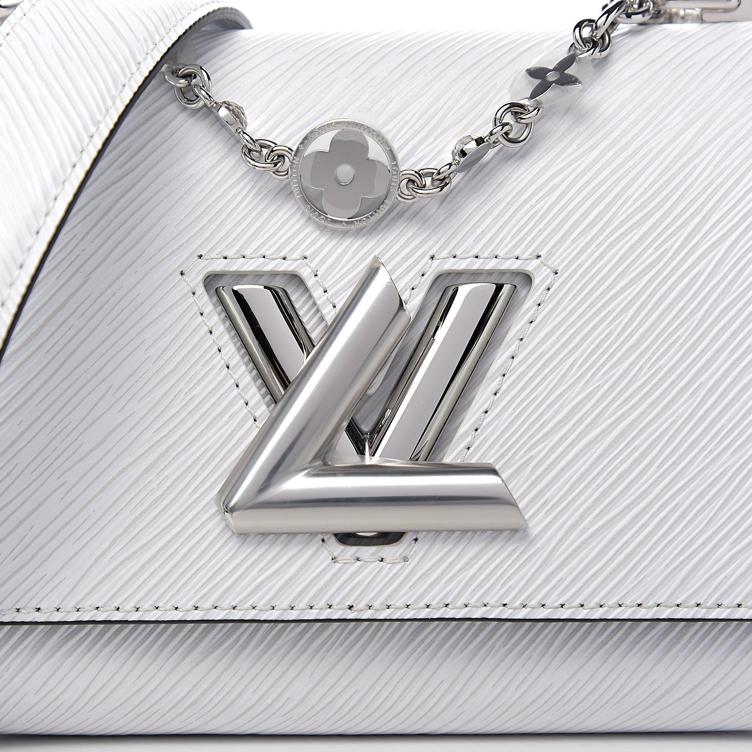 Louis Vuitton Epi Flower Jewels Twist Shoulder Bag PM White 8 of 8