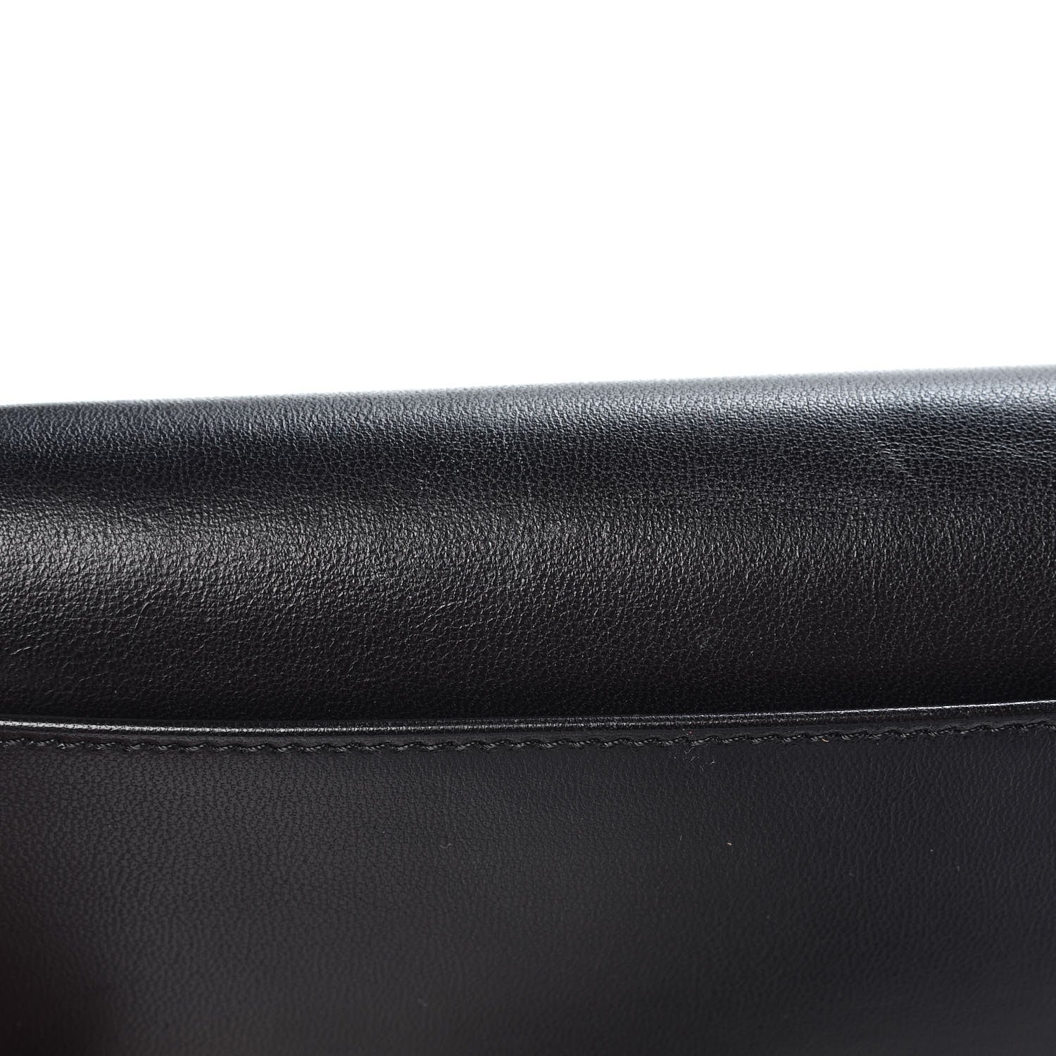 Jimmy Choo Lambskin Logo Emossed Wallet On Chain Black 9 of 9