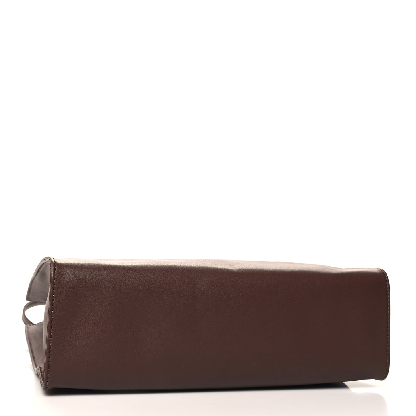 Vegan Leather Medium Shopping Bag Chocolate