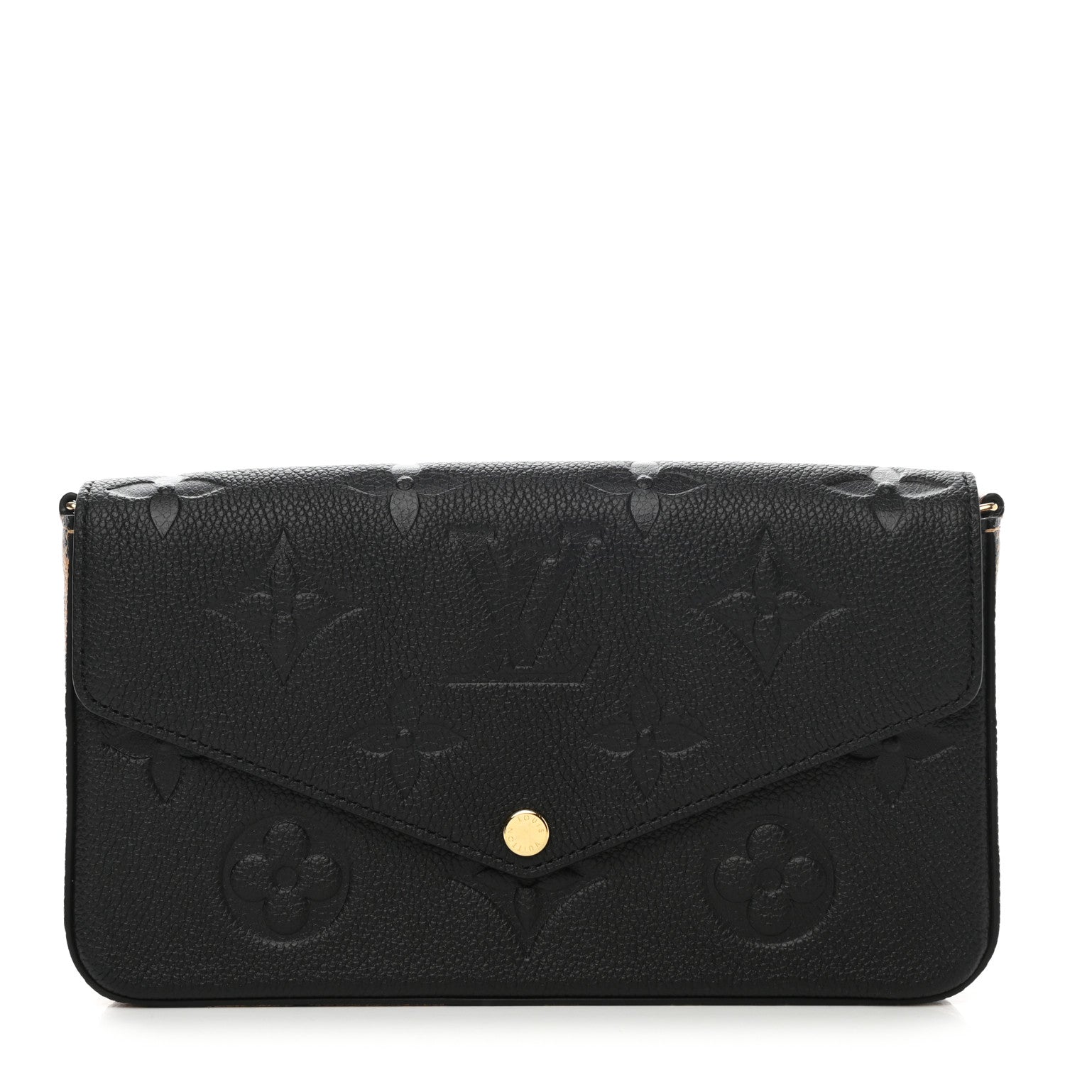 Louis Vuitton Empreinte Monogram Giant Wild At Heart Felicie Pochette Black 3 of 8