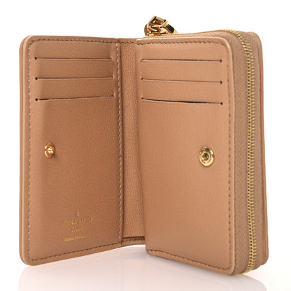 Louis Vuitton Lambskin Embossed Monogram Lou Coussin Wallet Camel 4 of 9