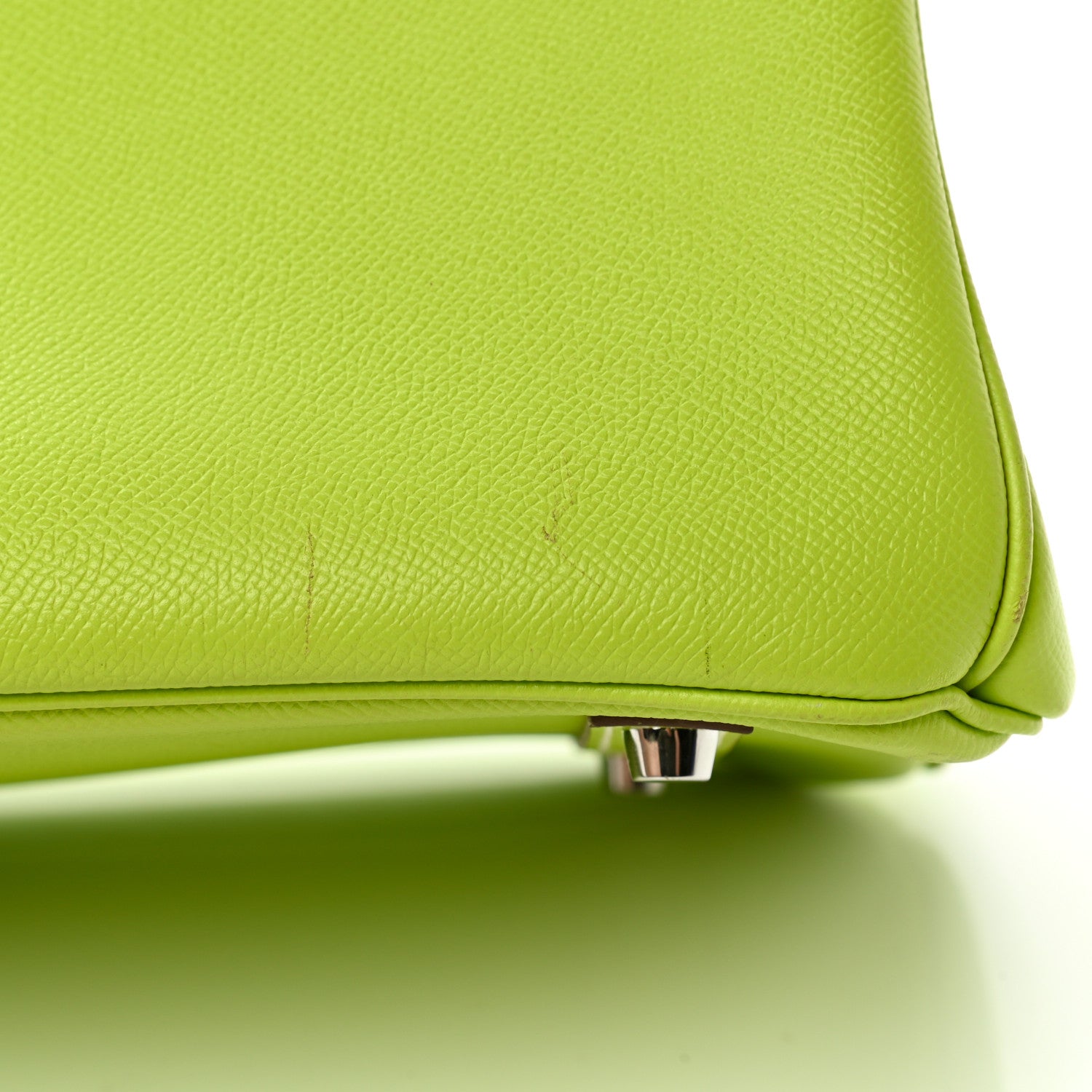 Hermes Epsom Candy Birkin 35 Kiwi Lichen 13 of 15