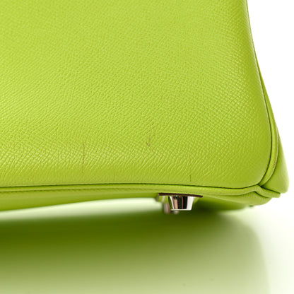 Hermes Epsom Candy Birkin 35 Kiwi Lichen 13 of 15