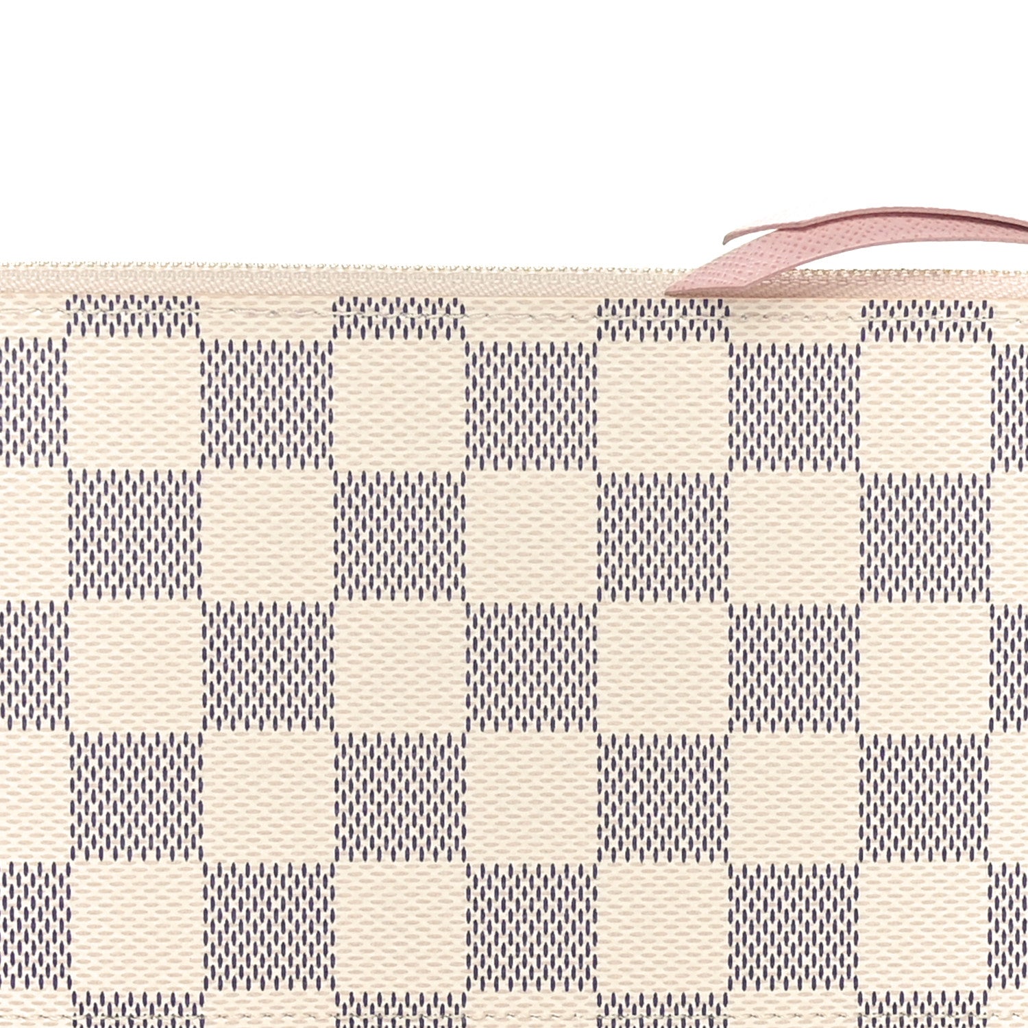 Louis Vuitton Damier Azur Felicie Chain Wallet Zippered Insert Rose Ballerine 7 of 7