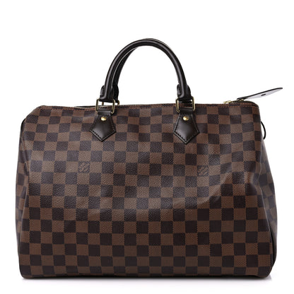 Louis Vuitton Damier Ebene Speedy 35 1 of 12