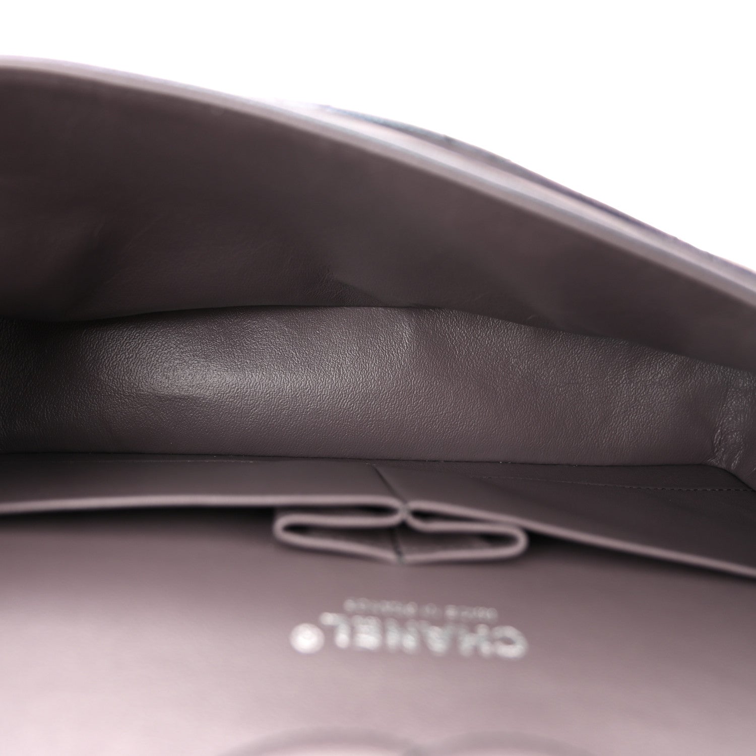 Chanel Iridescent Goatskin Quilted Medium Double Flap Purple 5 of 11