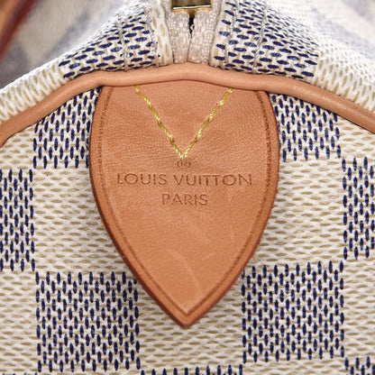 Louis Vuitton Damier Azur Speedy 30 8 of 11
