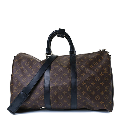 Louis Vuitton Monogram Macassar Keepall Bandouliere 45 1 of 17