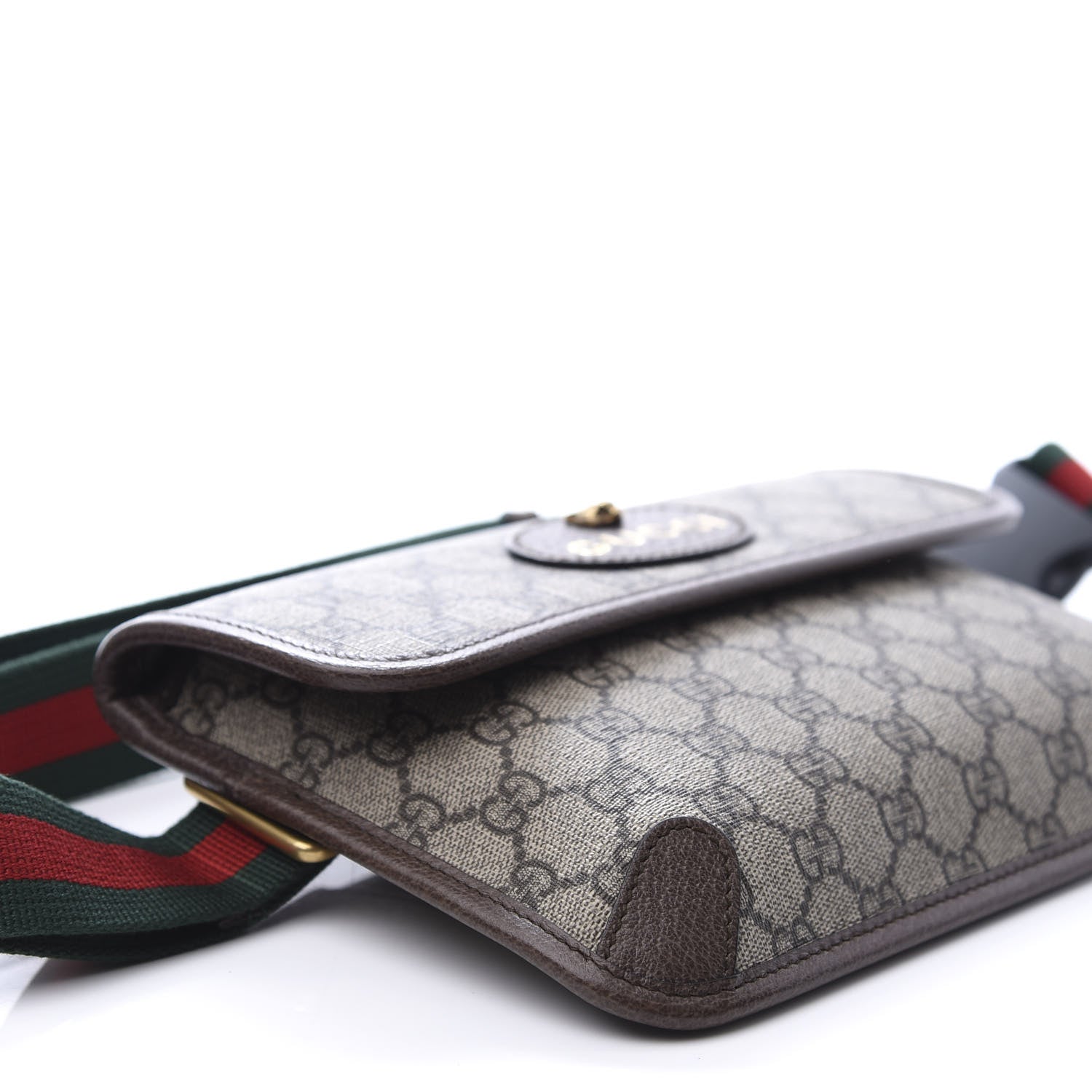 Gucci GG Supreme Monogram Neo Vintage Web Belt Bag Brown 8 of 11