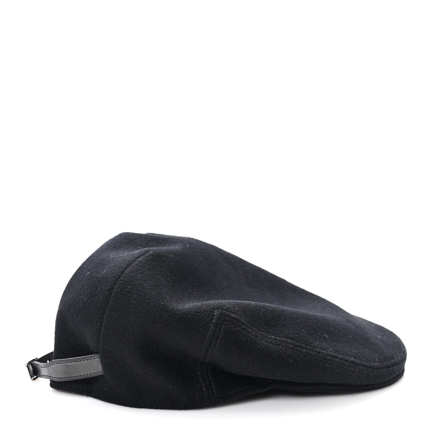 Hermes Cashmere Cap 58 Black 6 of 8