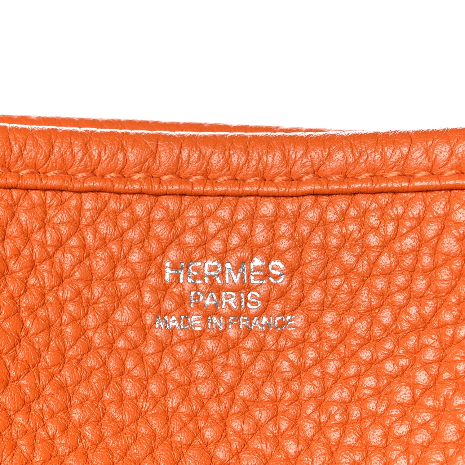 Hermes Taurillon Clemence Evelyne III PM Orange 6 of 10
