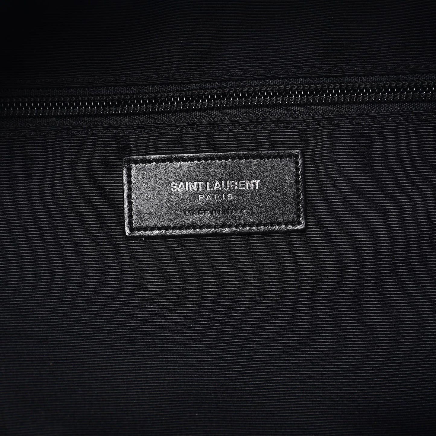 Croc Calfskin Embossed Hunting Backpack Black