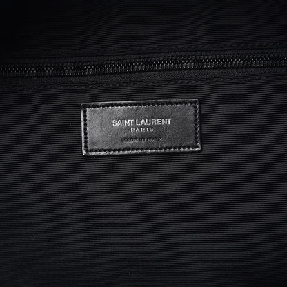 Saint Laurent Croc Calfskin Embossed Hunting Backpack Black 7 of 7