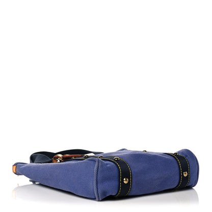 Louis Vuitton Toile Antigua Cabas MM Blue 3 of 14