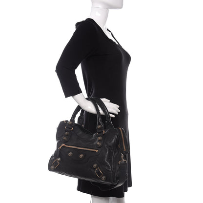 Balenciaga Agneau Giant 21 Rose Gold Hardware City Black 2 of 11