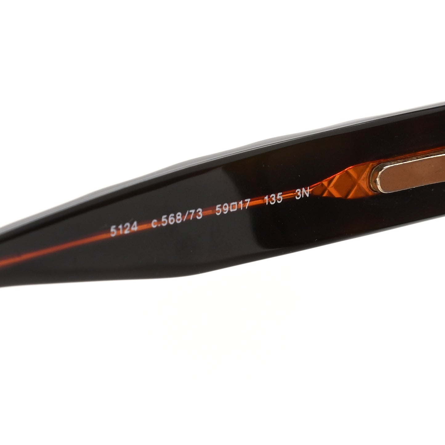 Quilted CC Sunglasses 5124 Dark Brown