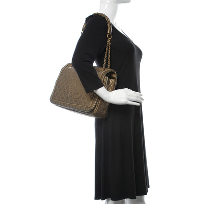 Chanel Metallic Calfskin Quilted Large Istanbul Flap Gold 2 of 11