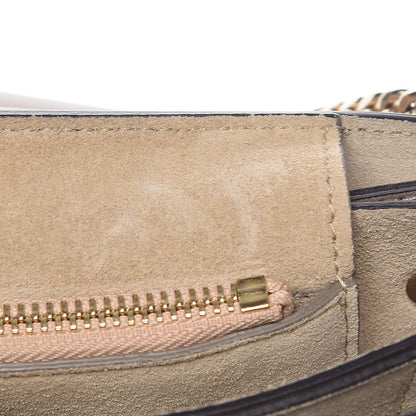 Chloe Calfskin Suede Medium Faye Shoulder Bag Motty Grey 11 of 12