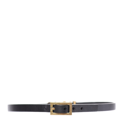 Christian Dior Calfskin J'Adior Logo Choker Necklace Black 3 of 6
