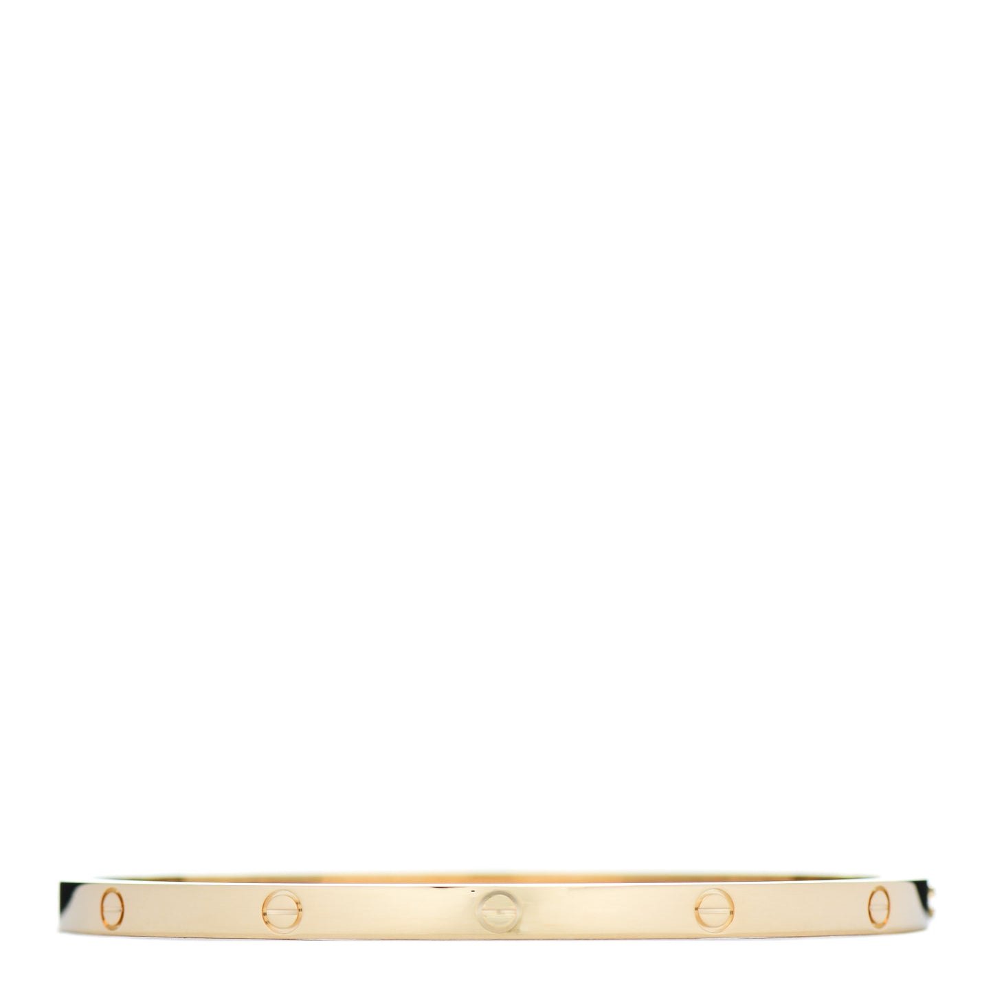 18K Yellow Gold Small LOVE Bracelet 17